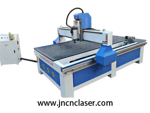 Máquina enrutadora CNC con eje de fijación giratorio