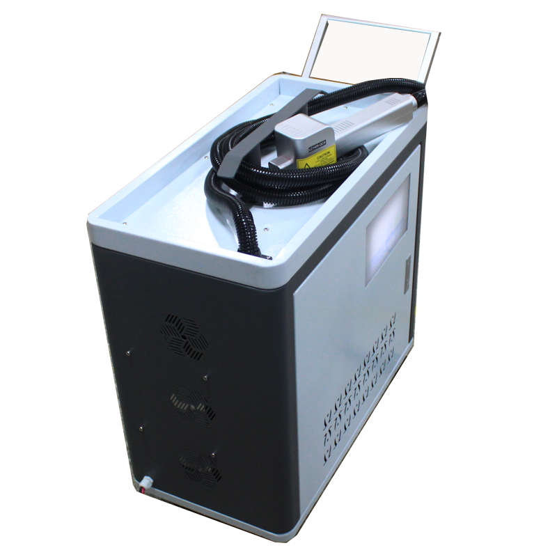 Máquina de eliminación de óxido con láser portátil, máquina de limpieza láser con costo, el mejor precio