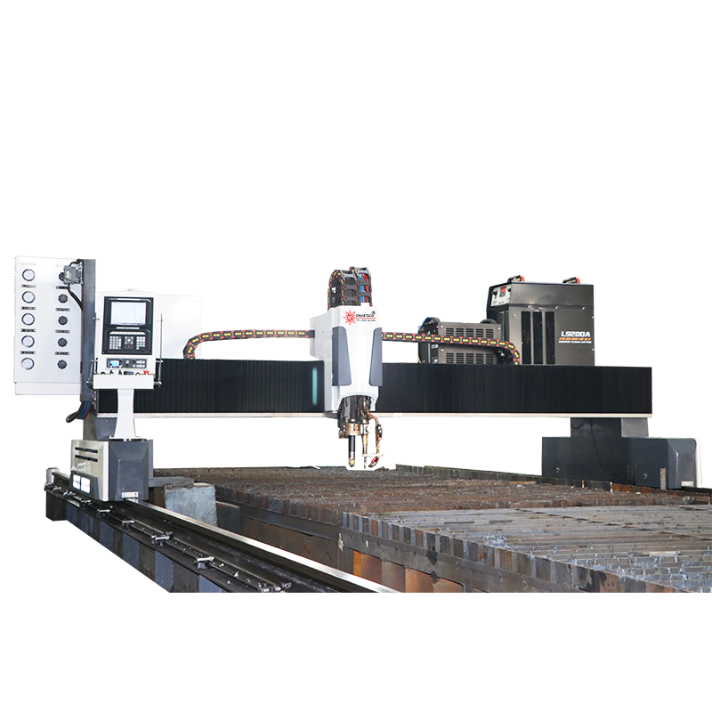 Cortadora de llama de plasma CNC de pórtico grande del tamaño para corte de metales grueso