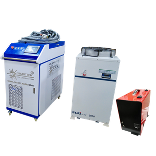 Entrega lista 3 en 1 máquina soldadora láser multifuncional 3000W