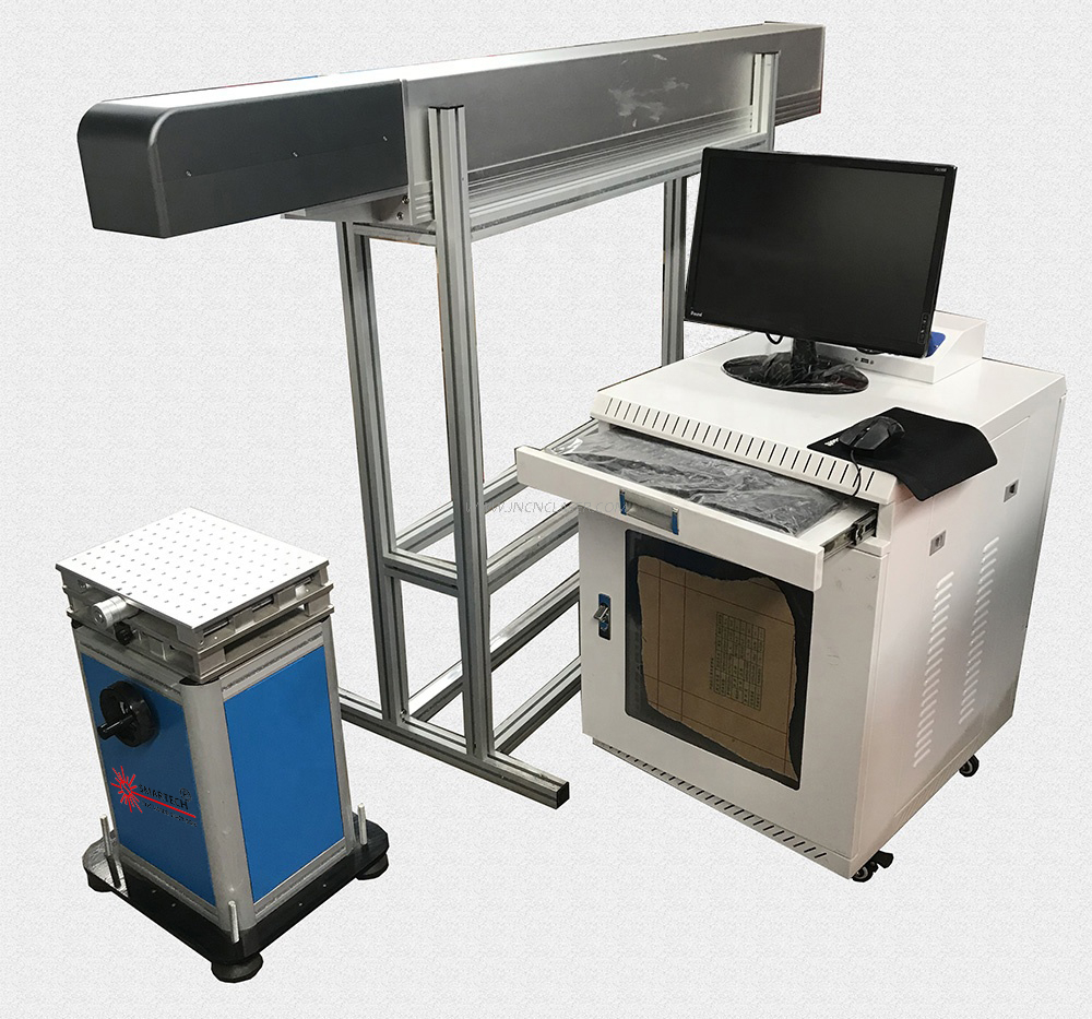 Máquina de marcado láser CO2 de enfoque dinámico 3D con CE FDA
